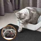 Soft Waterproof Litter Mat – Easy Clean Kitty Litter Floor Mat for a Tidy Home