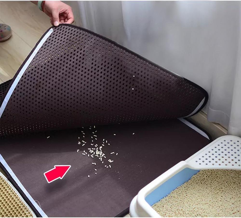 GRAINGUARD – Waterproof Cat Litter Mat with Honeycomb Design