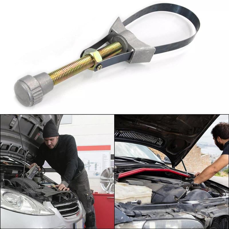 Adjustable Oil Filter Wrench — Robust Tool for 60-120 mm Filters