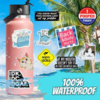 Set of 130 Funny Quote Stickers