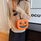 Halloween Messenger Bag – Minimalistic Shoulder Bag in Solid Colors