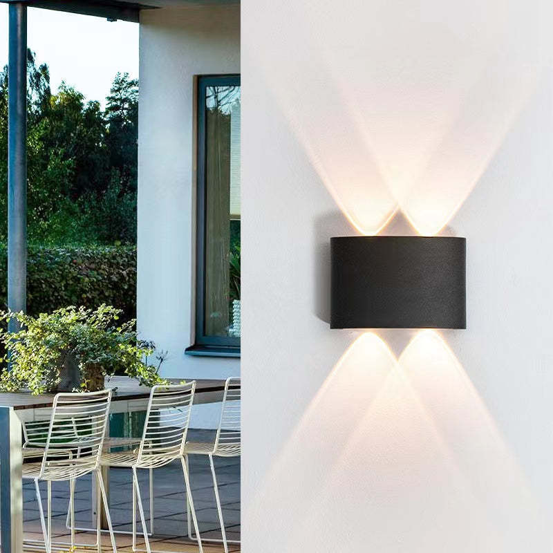 Modern Waterproof LED Outdoor Wall Light Made of Aluminum
