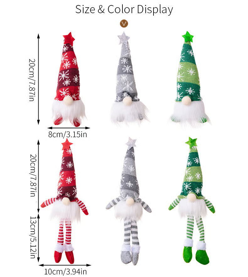Christmas Elf with LED Light | Handmade Decoration Figure | Nordic Design