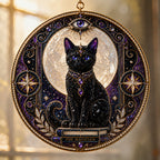 DIY Celestial Black Cat Window Hanging Kit