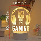 GameLamp - Compact LED Table Lighting with USB
