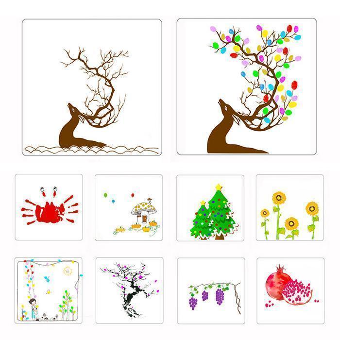 Funny finger painting game