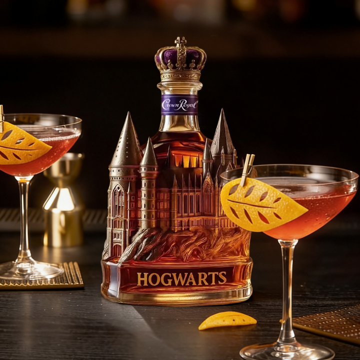 Hogwarts Castle Crown Royal Whiskey Bottle - Unveil A Truly Magical Addition to Your Collection