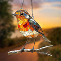 Acrylic Bird Sun Catcher Hanging Window Decor