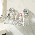 Practical wall shelf | Drill-free storage in the bathroom