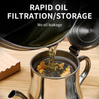 Stainless Steel Oil Strainer Pot