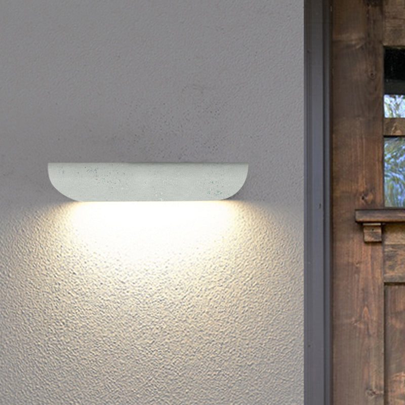 Modern Waterproof Curved Outdoor Wall Lamp