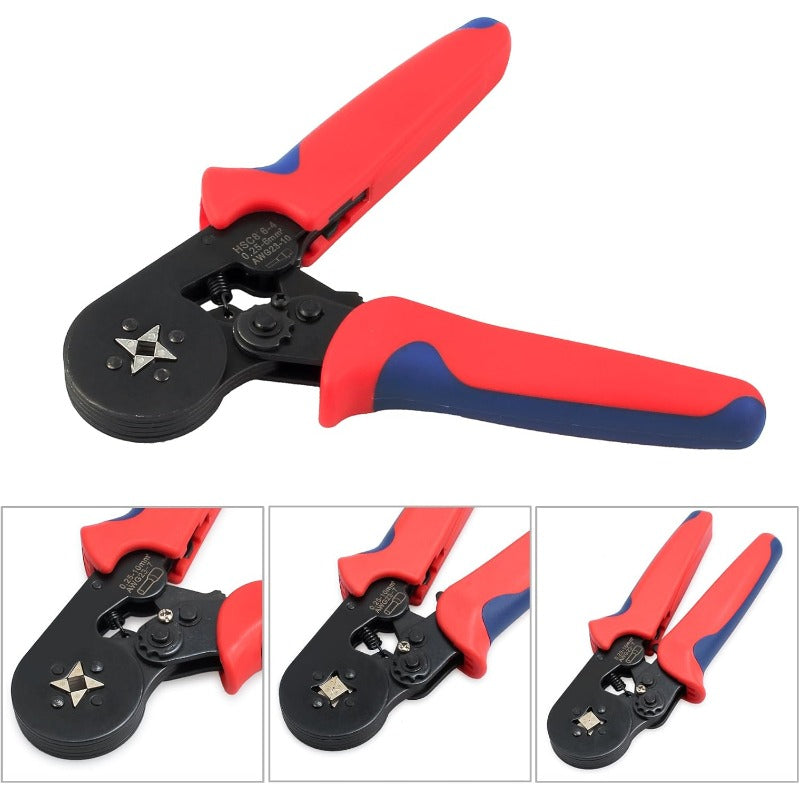 Self-Adjusting Ferrule Crimping Tool Set