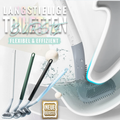 Toilet brush with long handle