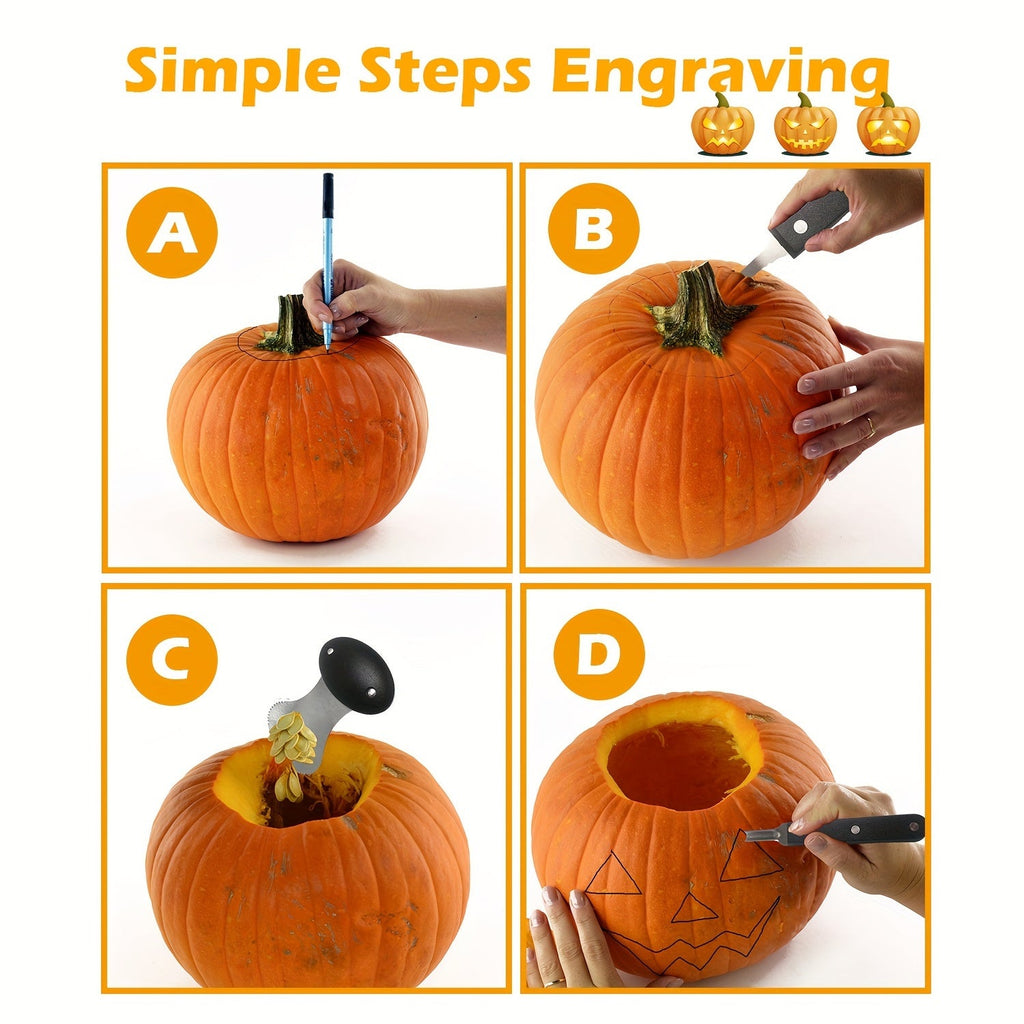 Halloween Professional Pumpkin Carving Tools Set | Easy Carved Pumpkins Durable