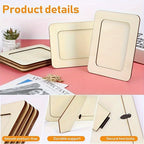CreativeFrame – Set of 10 DIY Photo Frames Wood