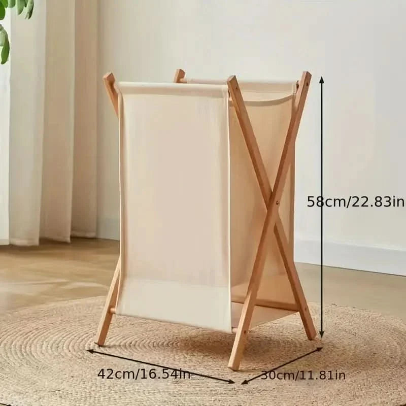 WoodFold - Foldable Laundry Basket from