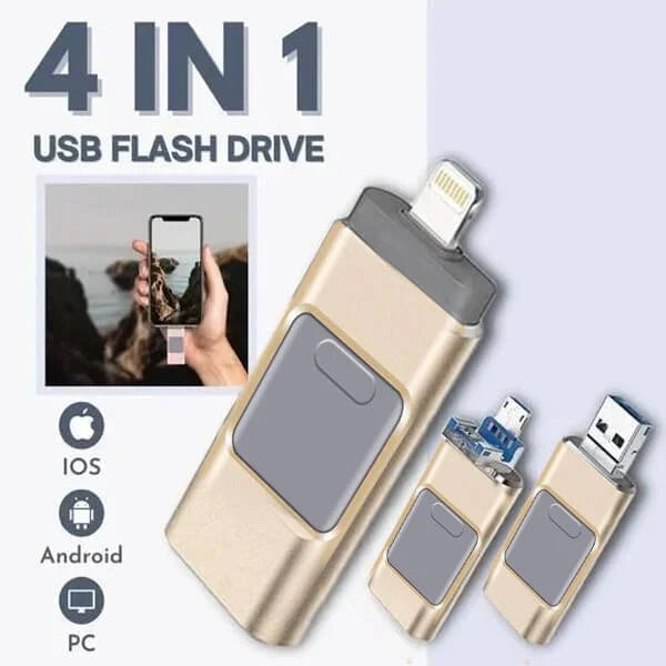 4 in 1 High-Quality USB Flash Drive