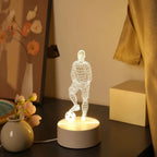 SportGlow - LED Table Lamp with 3D Football Design