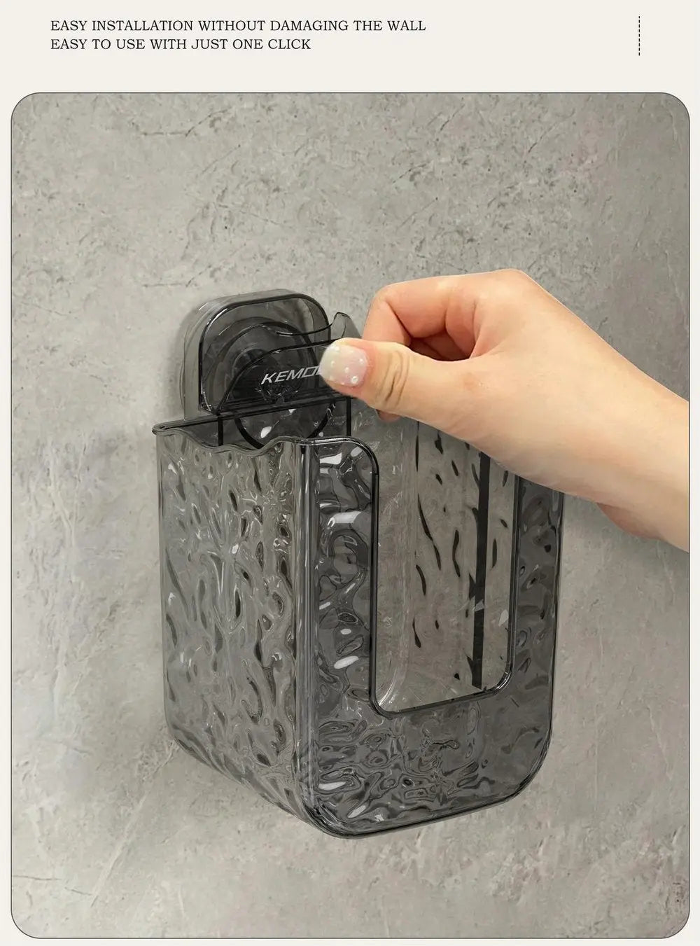 GlowFix Wall Tissue Holder — No more chaos, your bathroom will be stylish, clean, and totally relaxing!