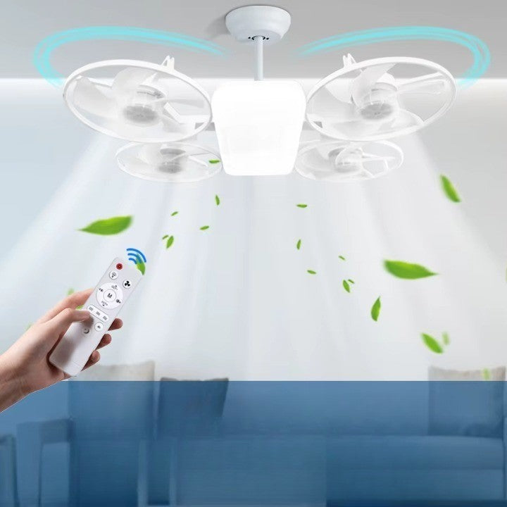 Summer Cool Multi-Propeller Modern LED Ceiling Fan