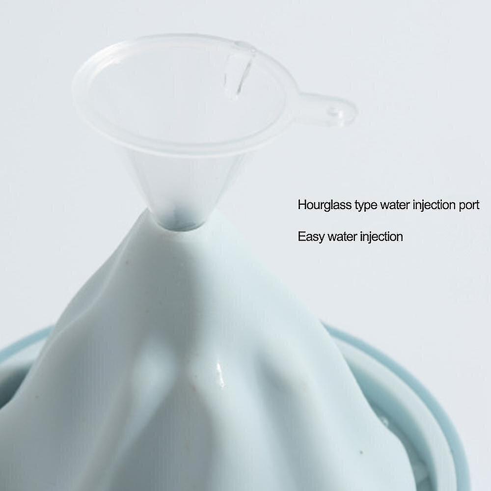 Reusable Silicone Snow Mountain Iceberg Ice Cube Mold with Lid