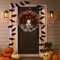 Halloween Scary Clown Mesh Wreath | Creepy Front Door Decor