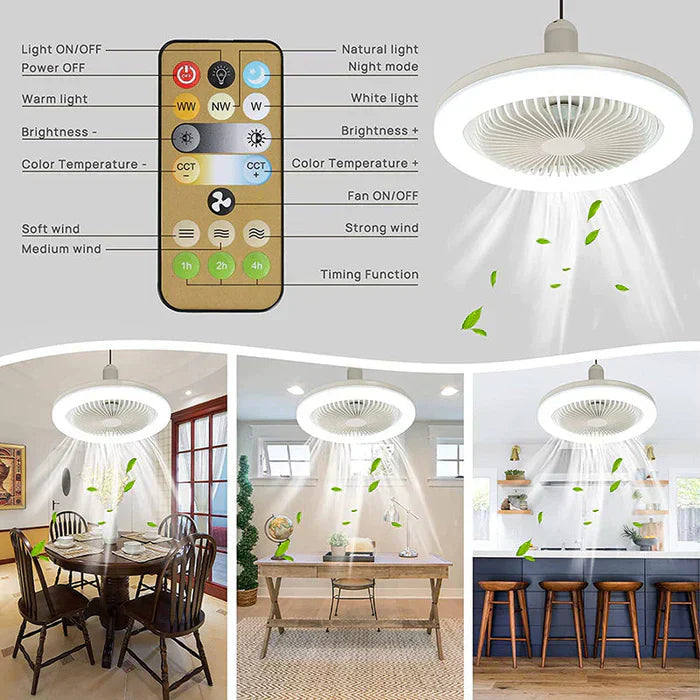 Ceiling Fan with Light - CoolLight