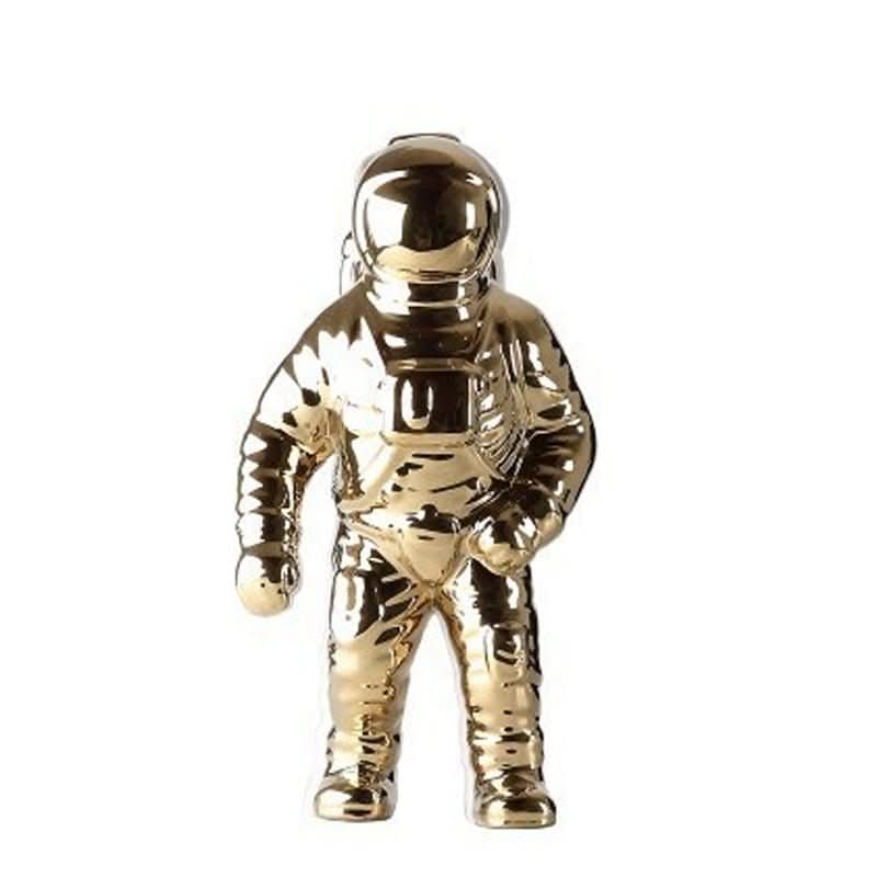 Astronaut Resin Vase in Gold or Silver