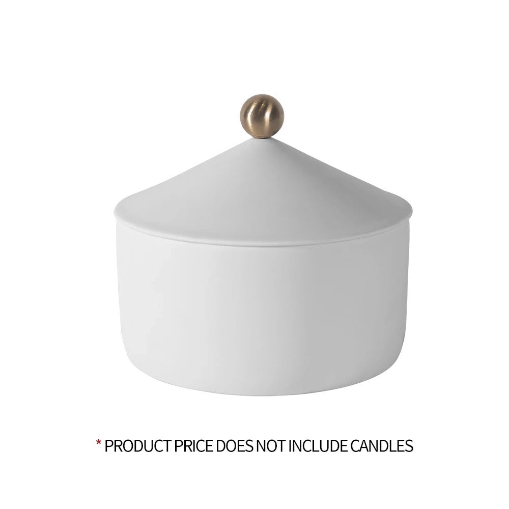 Ceramic Storage Candle Container with Lid