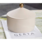 Ceramic Storage Candle Container with Lid