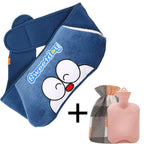 Refillable Plush Hot Water Bottle Belt