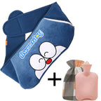 WarmCush – Reusable Plush Hot Water Bottle with Hip Cushion