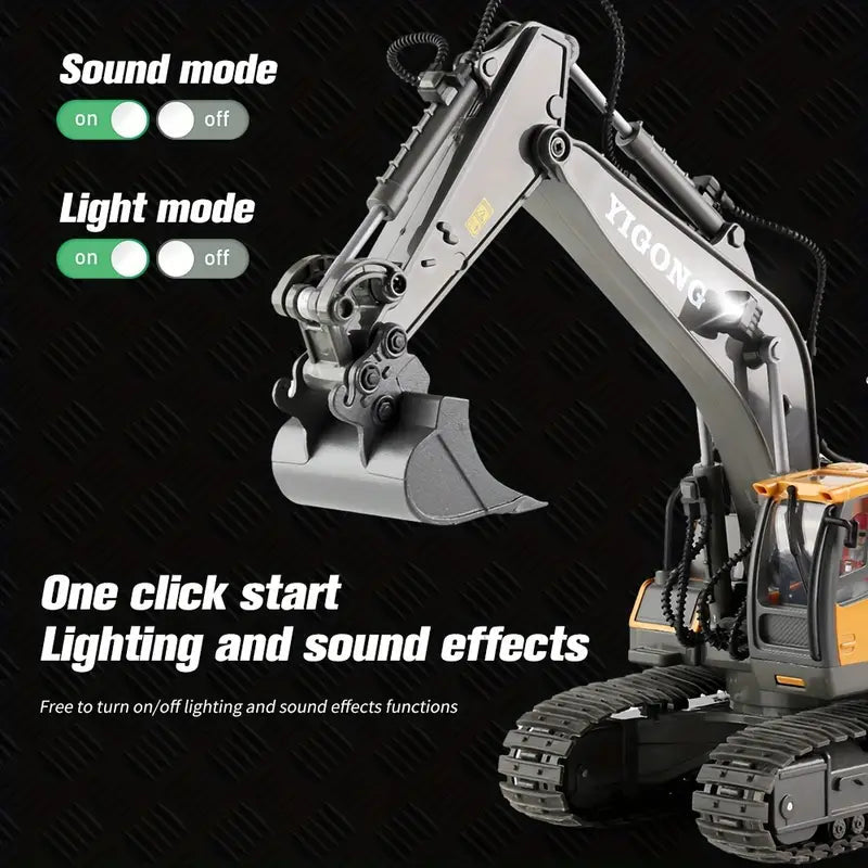Premium RC Remote-Controlled Excavator - Experience Ultimate Adventures