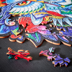 MajesticWolf Puzzle – Premium Wooden Jigsaw Puzzle