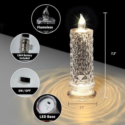 LED Crystal Candle Light