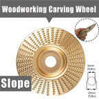 Slope-Type Wood Carving Disc for Angle Grinder