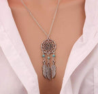 Fashion Retro Women Chain Necklace Silver