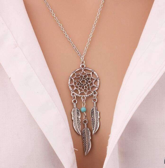 Fashion Retro Women Chain Necklace Silver