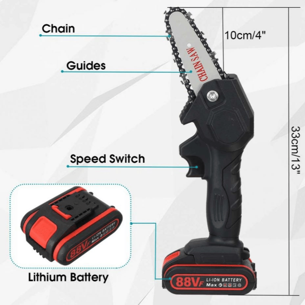 CHAINCUT PRO – Electric cordless chainsaw for fast & efficient work