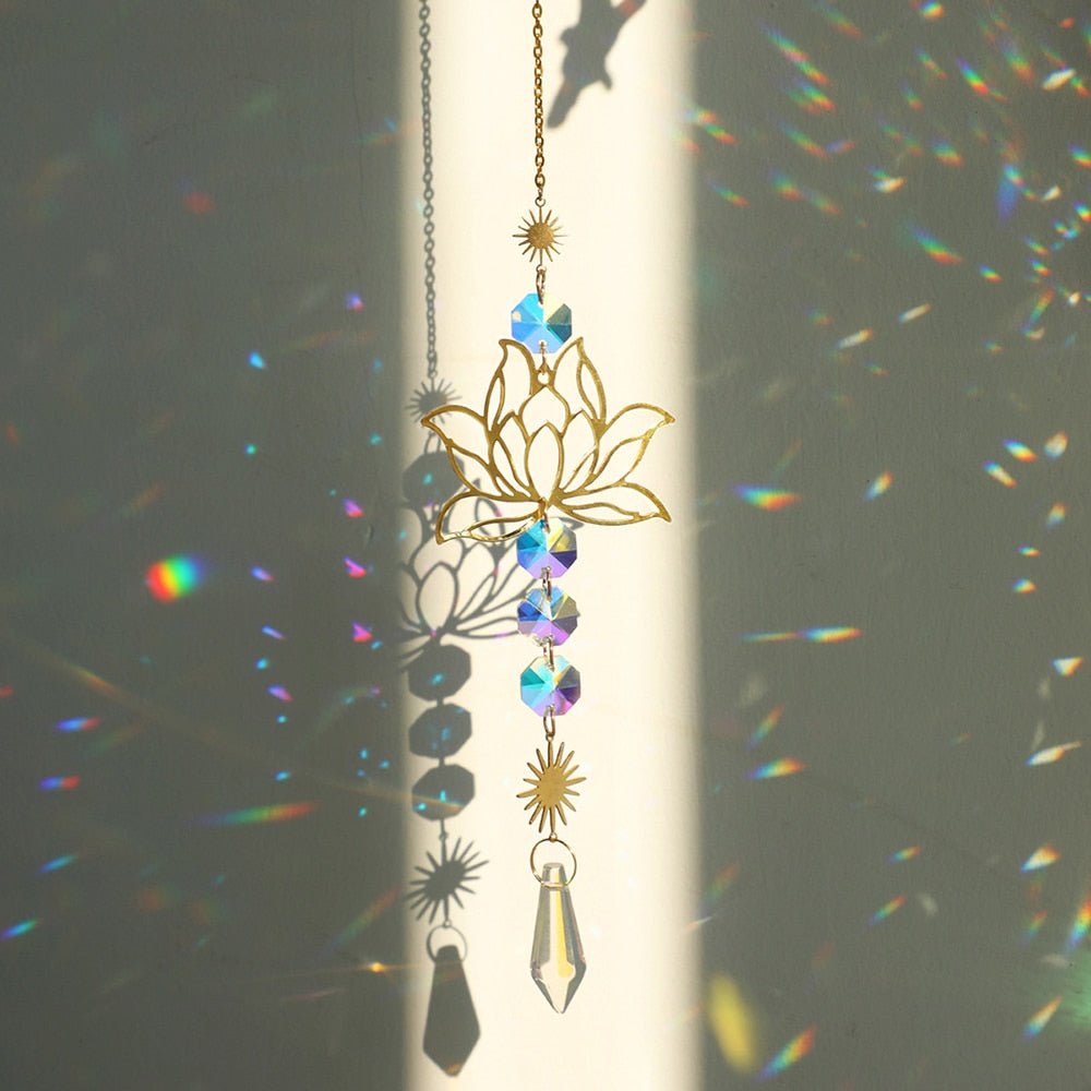 Chakra Crystal Lotus Sun Collector