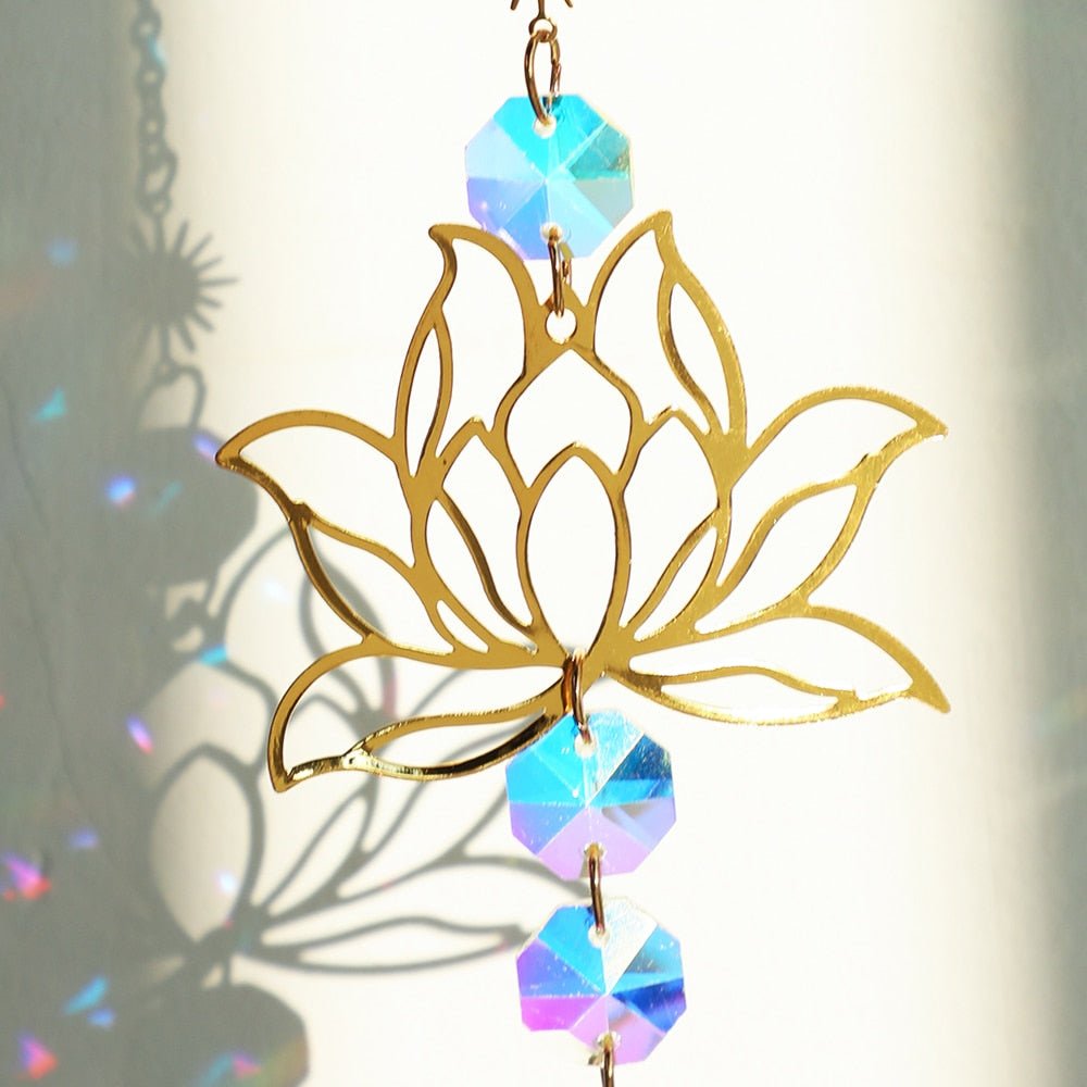 Chakra Crystal Lotus Sun Collector
