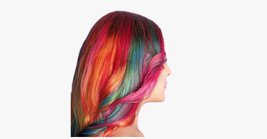 6 Piece Set Shimmer Hair Chalk Comb