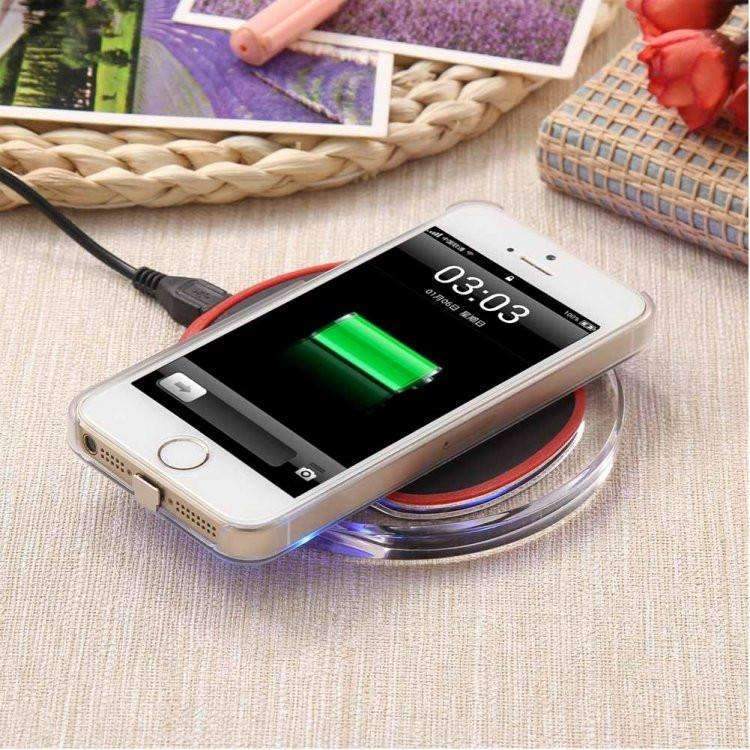 Crystal Charger Station - YES, YOU CAN...Charge Your iPhone Wirelessly!