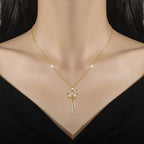 Charming Butterfly Diamond Dazzle Necklace