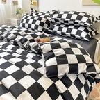 Checked Bedding Set