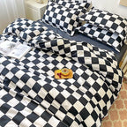 Checked Bedding Set
