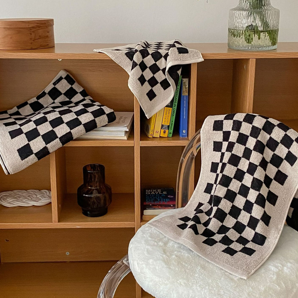 Checkerboard Plus Towel Collection