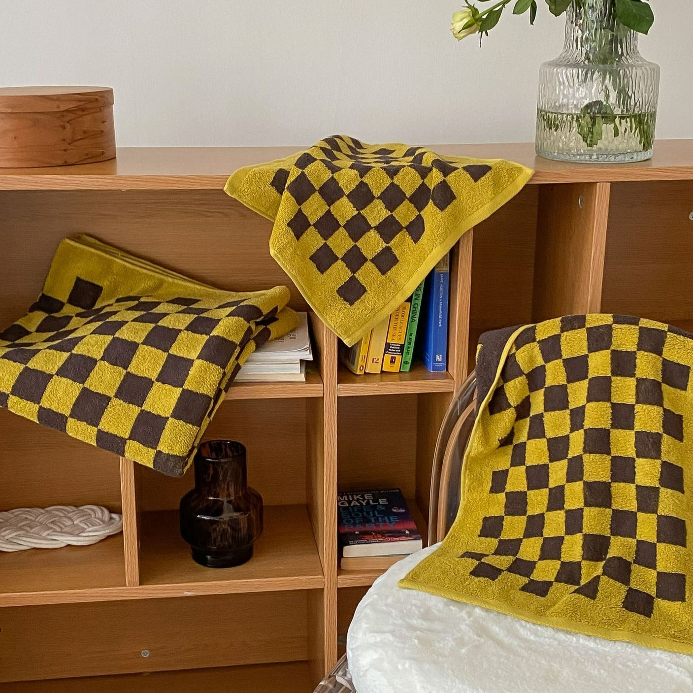 Checkerboard Plus Towel Collection