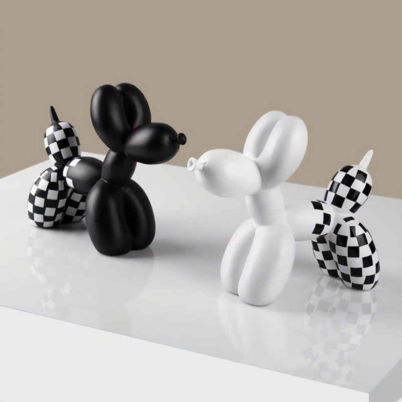 Checked Balloon Dog