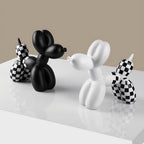 Checked Balloon Dog